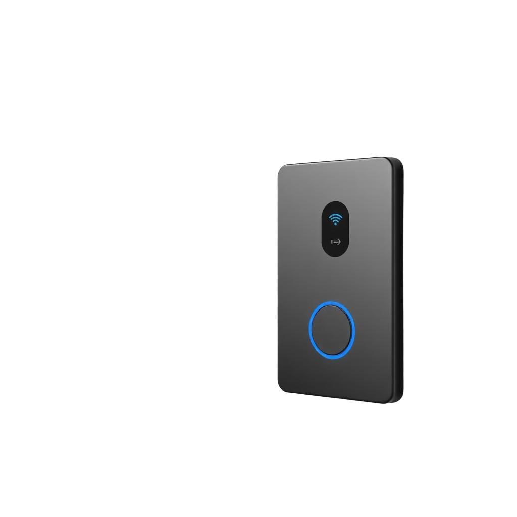 DoorVi smart QR and NFC video doorbell sign product